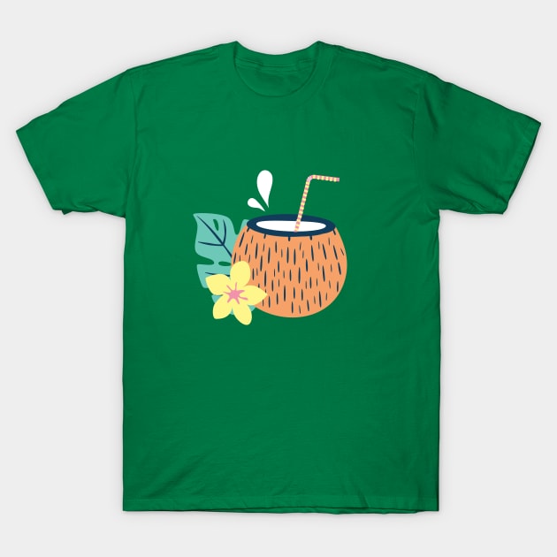 coconut drink T-Shirt by SoBetty